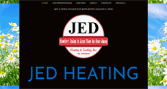 Desktop Screenshot of jedhvac.com