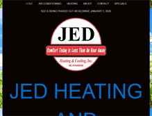 Tablet Screenshot of jedhvac.com